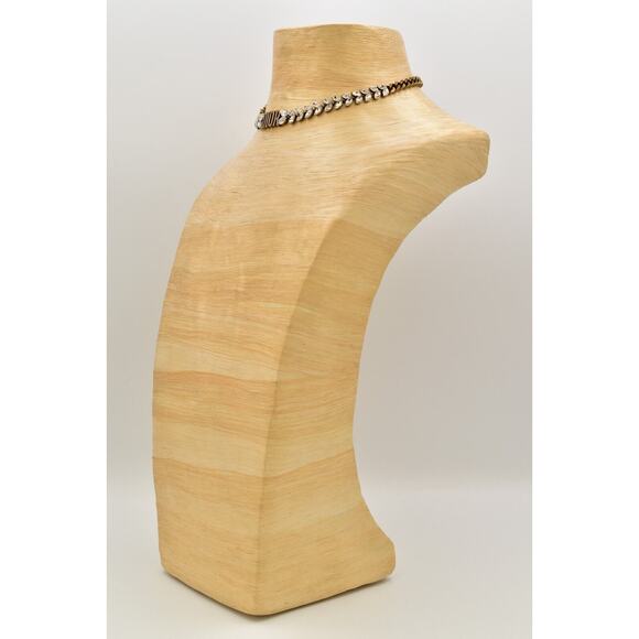 Christian Dior Vintage Logo Choker Necklace Revolution Crystal Authentic Y2K - Picture 9 of 12